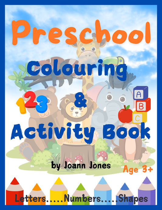 Preschool Colouring and Activity Book