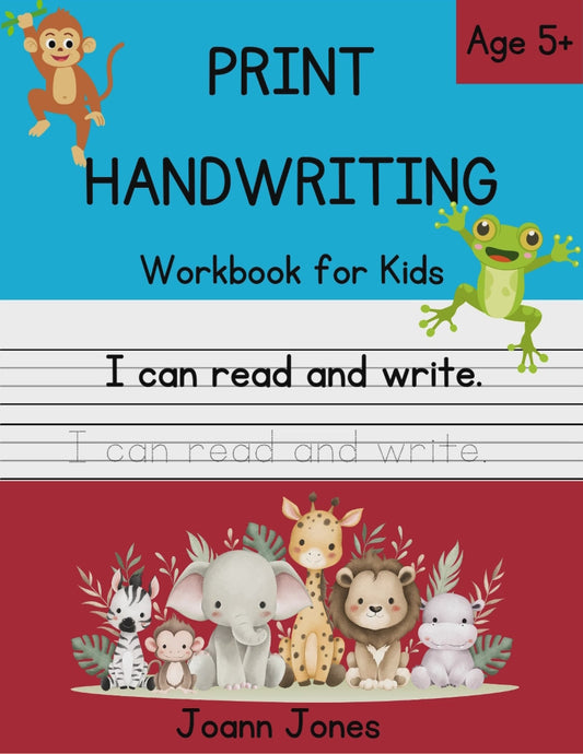 Print Handwriting Book - B & W copy